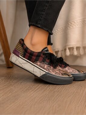 Vans x Disney The Nightmare Before Christmas Era Sneakers | Sally Patchwork